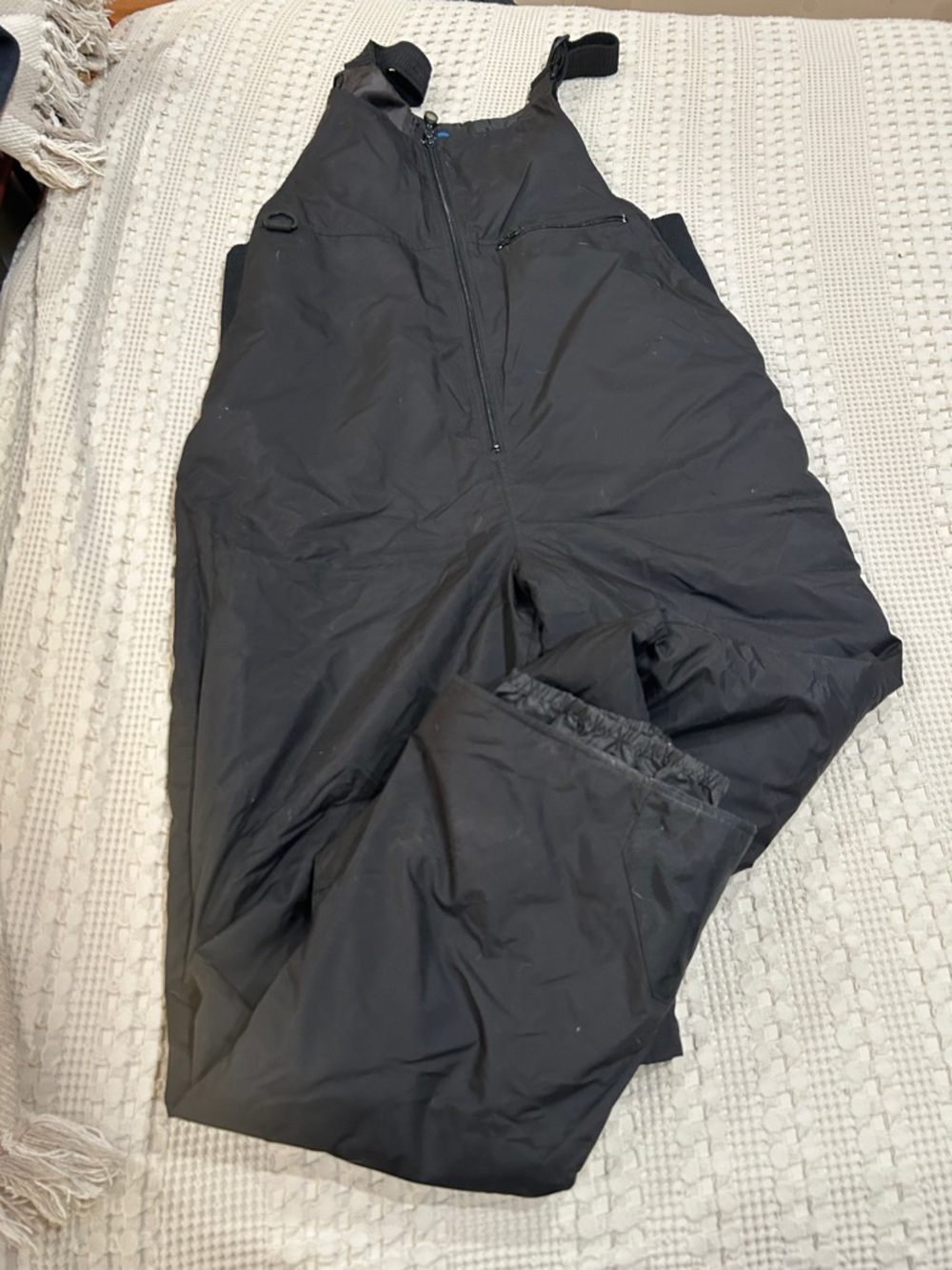 Men's Black Ski Bib Snow Pants